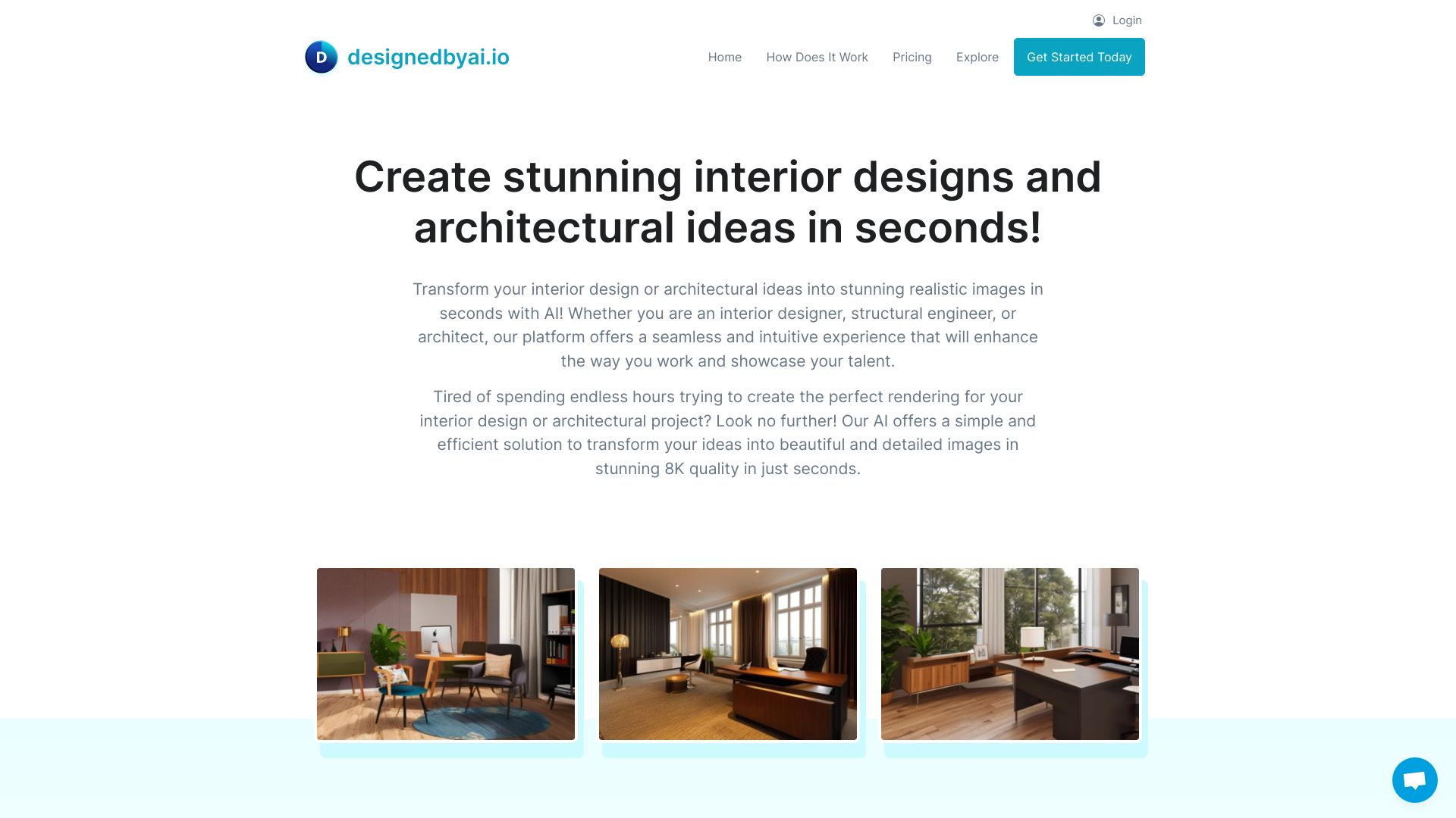 designedbyai io Screenshot