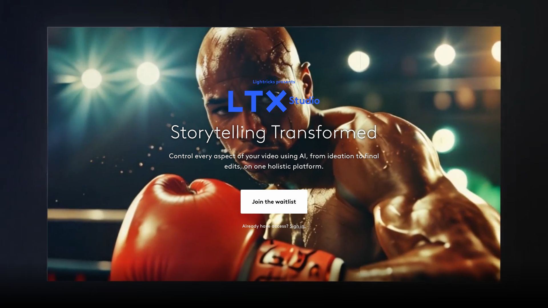 LTX Studio Screenshot