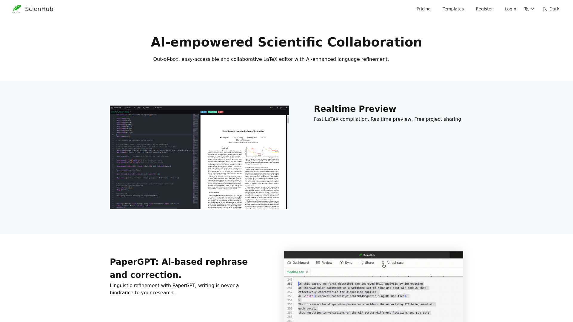 ScienHub Screenshot