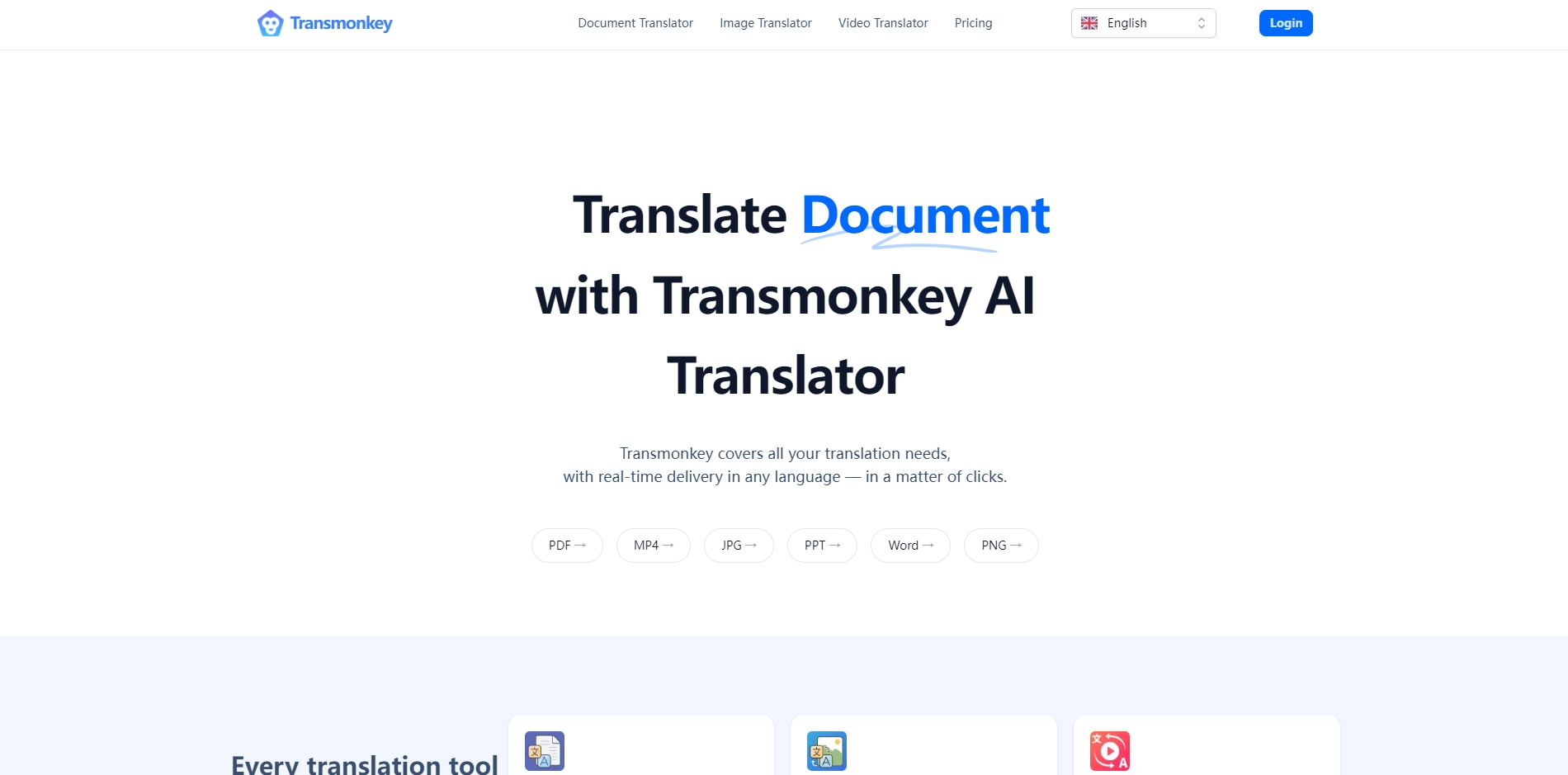 Transmonkey Screenshot