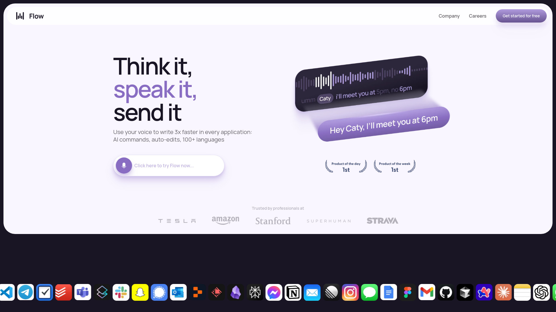 Wispr Flow Screenshot